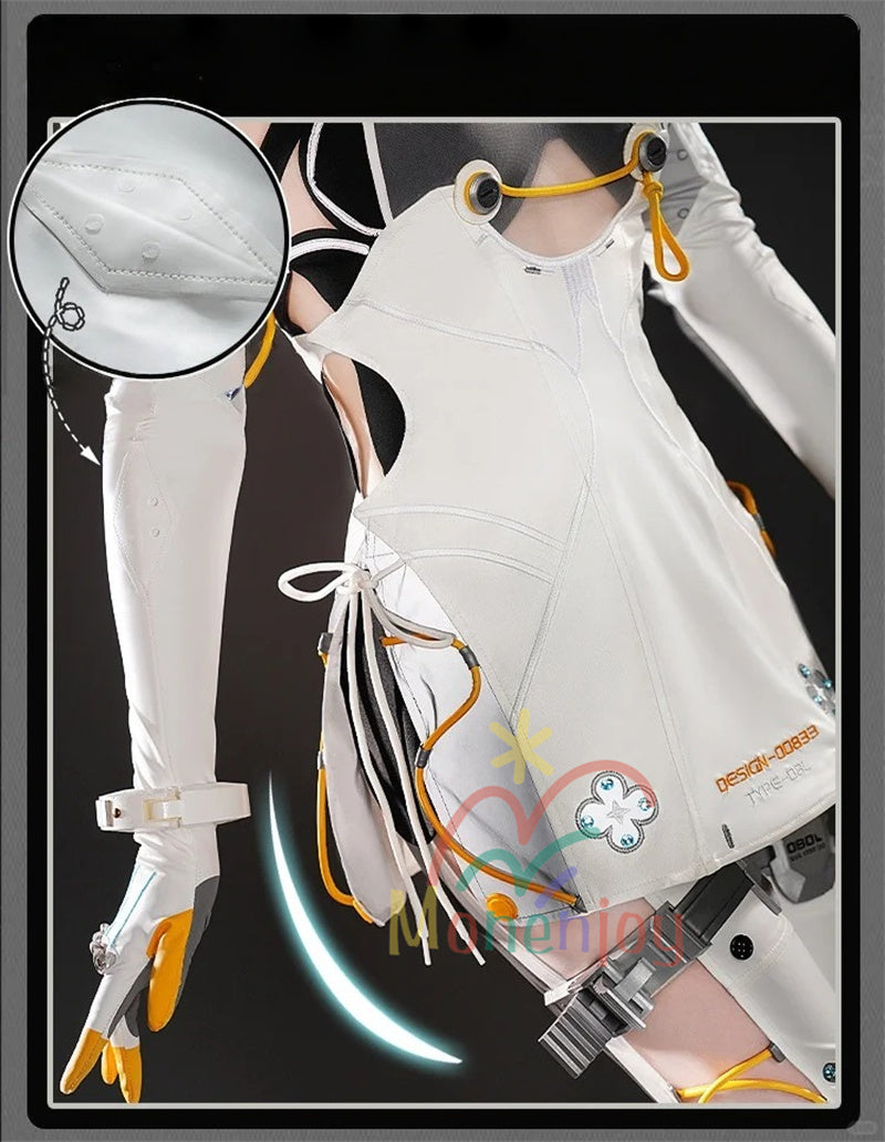 Monenjoy ゼンゼロ　シード　コスチューム　イベント　エージェント 　裾反射光機能　3d樹脂製　軽量化　ゼンゼロ／ZZZ　イベン　ハロウィン