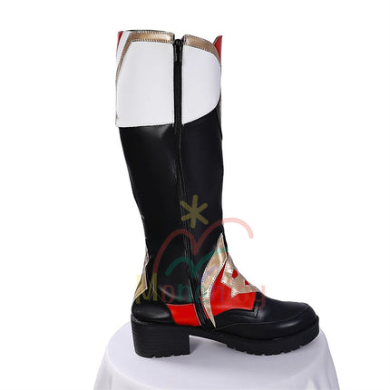 Monenjoy Genshin Impact Dahlia Shoes Cosplay Costume Dahlia Boots Artificial Leather Event GS1432