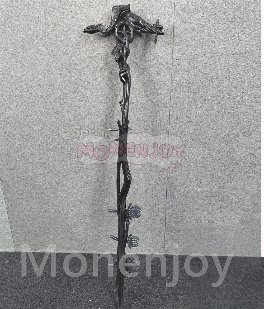 Monenjoy　エンドフィールド  アルダシル　杖　100cm　法杖　コスプレ道具　髪飾　PLA材質  　アークナイツ　イベント舞台対応 Monenjoy