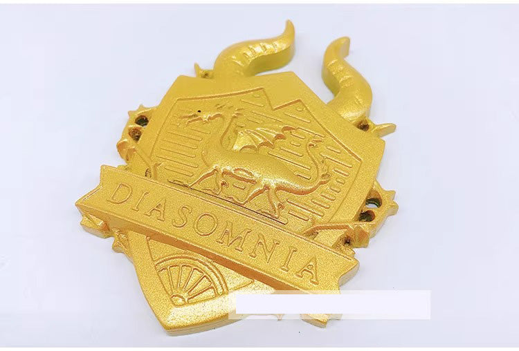 Monenjoy ツイステ コスプレ道具　ブローチ 制服 校章 腕章 ピンバッジ　PU製　撮影道具　コスチューム　イベント　仮装　ハロウィン　学園祭　周年祭　おもちゃ - Monenjoy