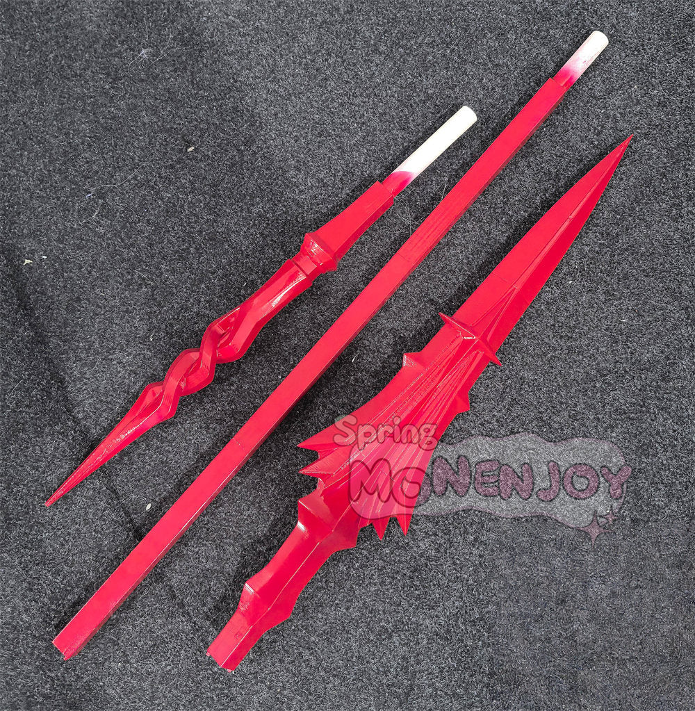 エンドフィールド カミーユ 　コスプレ道具　180cm　Pla材質　モチーフ武器　カーマインヴェール アークナイツ　イベント舞台対応 Monenjoy