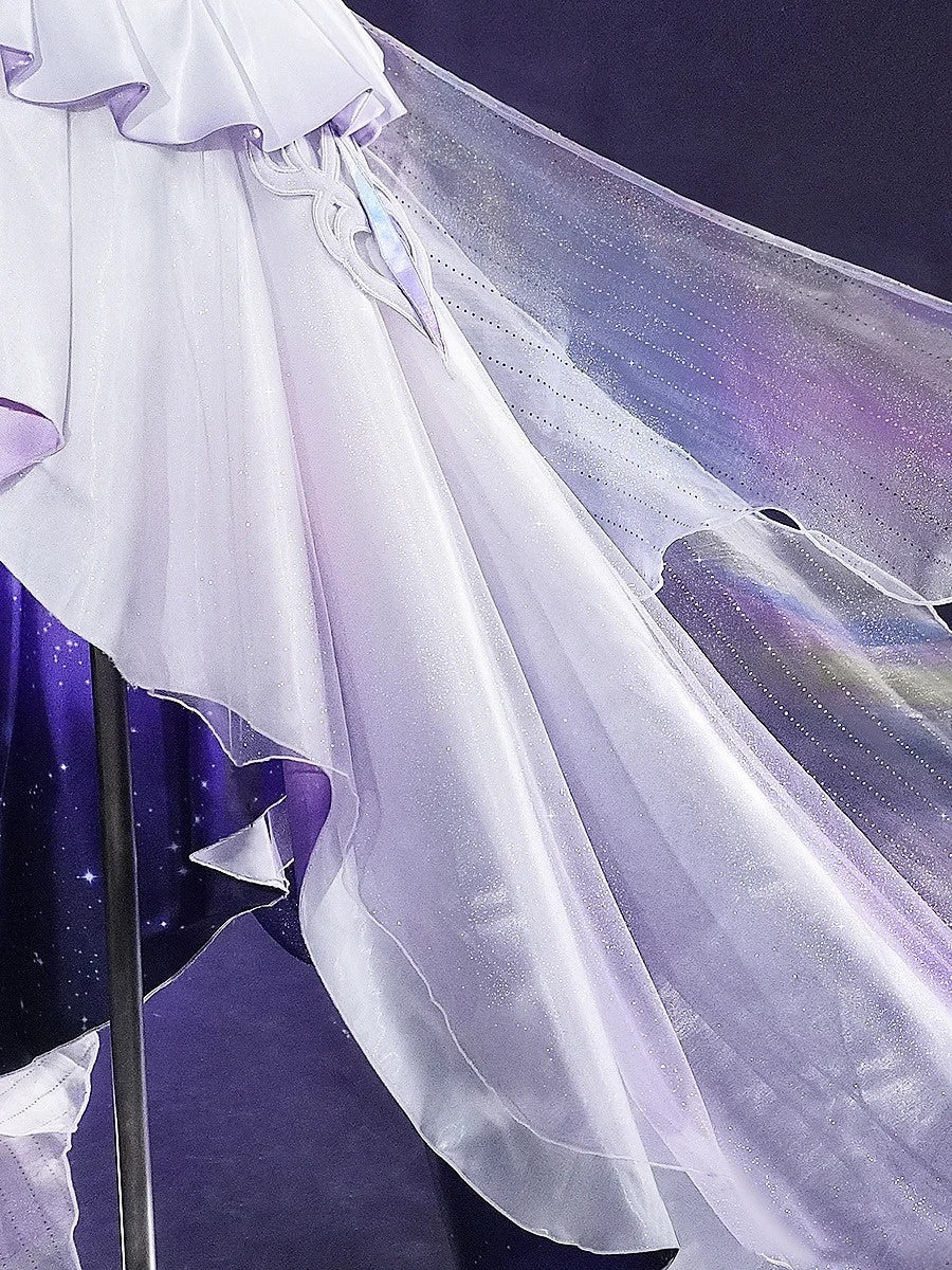 予約　Monenjoy 崩壊スターレイル　コスプレ　キュレネ　Cyrene 衣装　豪華　2.4m超ロング裾 　洋服　ワンピース　