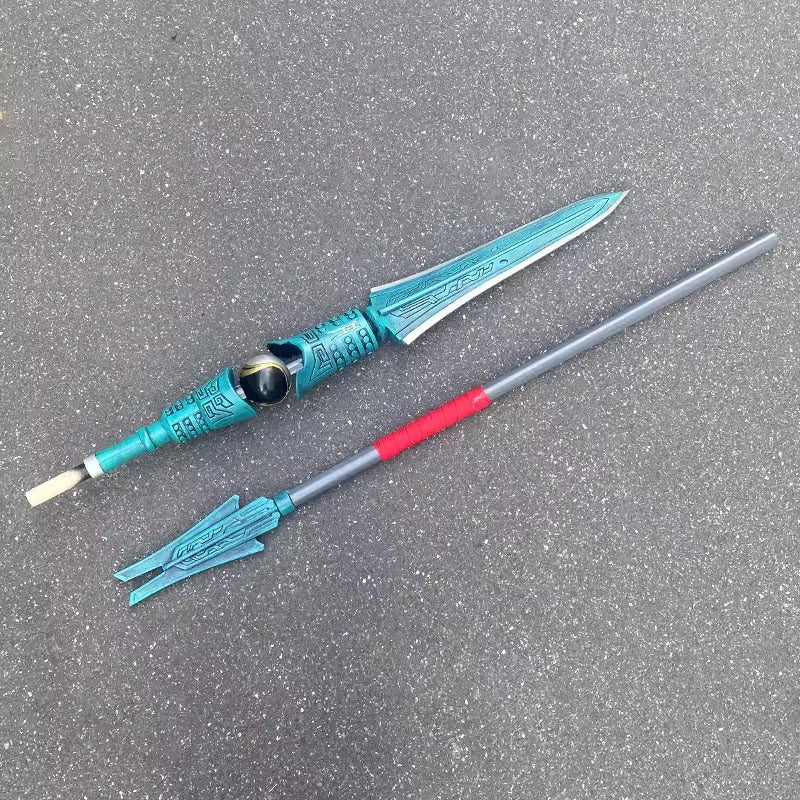 Monenjoy 崩壊スターレイル 丹恒 195cm コスプレ道具 長柄武器 PU製造 たんこう コスプレ道具 　変装 イベント 仮装 花火大会 学園祭 - Monenjoy