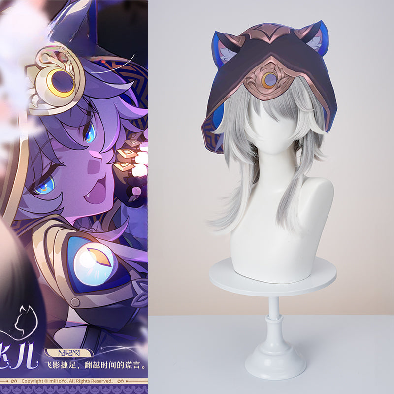 Monenjoy 崩壊：スターレイル サフェル ウィッグ　カツラ　コスプレ道具　アクセサリー　おもちゃ - Monenjoy