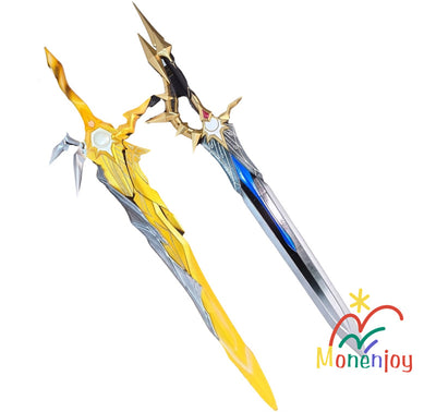 Monenjoy Collapse Star Rail Phainon Two-handed Sword Flame Stealer Sword Cosplay Prop Phainon Phainon Jet Black Sword Weapon Replica
