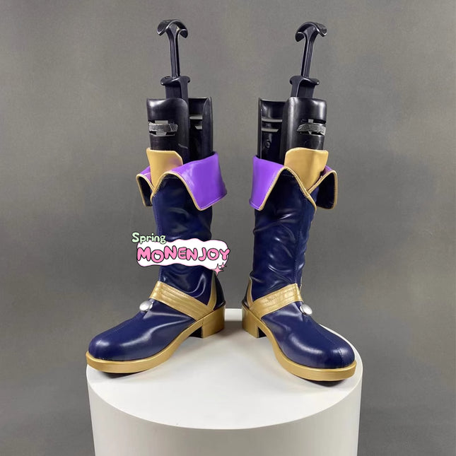 Monenjoy 刀剣乱舞 源清麿  コスプレ道具 ブーツ  とうらぶ  シューズ みなもときよまろ イベントGS1209 - Monenjoy