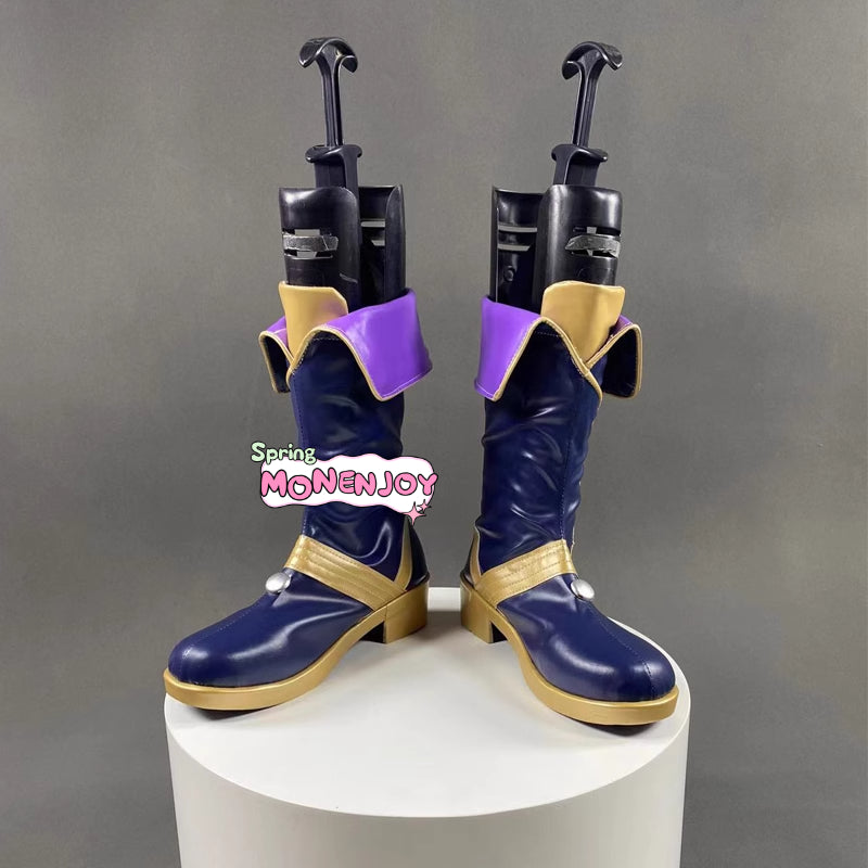 Monenjoy 刀剣乱舞　源清麿 　コスプレ道具　ブーツ　 とうらぶ 　シューズ　みなもときよまろ　イベントGS1209 - Monenjoy