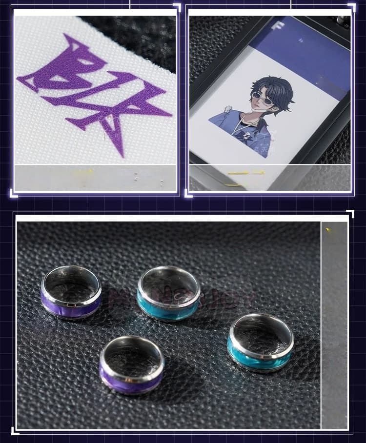 Monenjoy IdentityV 納棺師-BLK.AESOP コスプレ衣装 完全セット 高精度プリント+金属アクセサリー6点付属 通気性良し