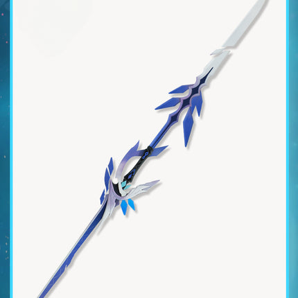 Monenjoy Genshin Impact Scark Soyao Weapon Model Made of Wood and PVC, Disassembled Design, Easy to Carry, One-Handed Sword, Cosplay Prop, Weapon Model, Wooden Blade