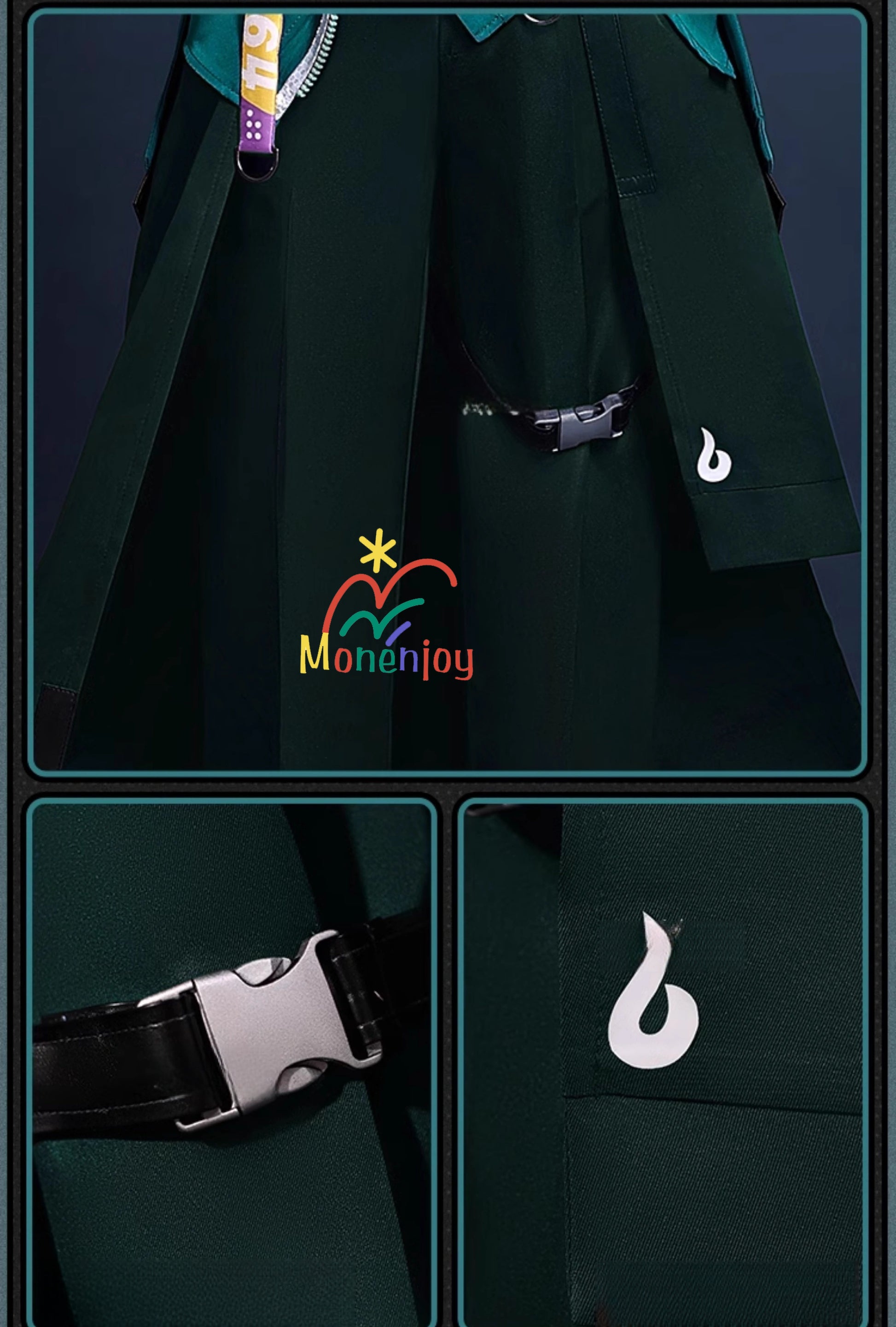 Monenjoy ゼンレスゾーンゼロ 浅羽悠真 コスプレ衣装　ゼンゼロ　対ホロウ第六課 コスチューム　cosplay ハロウィン - Monenjoy