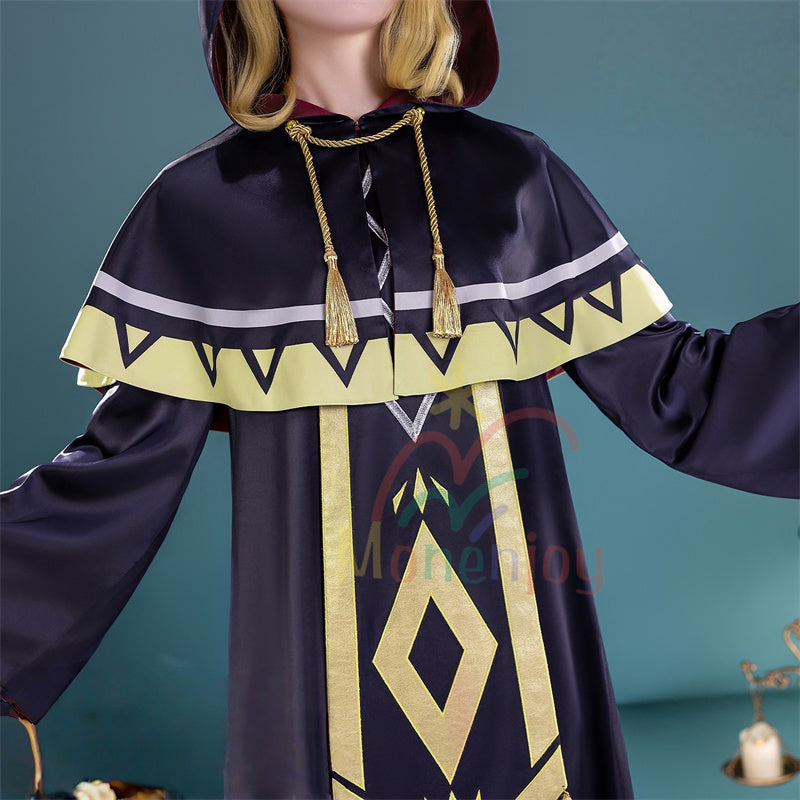 Monenjoy　サイレント・ウィッチ モニカ・エヴァレット  七賢人　コスプレ衣装　刺繍柄　魔術　3d樹脂製パーツ　沈黙の魔女の隠しごと  　イベント　コスチュームGS1904