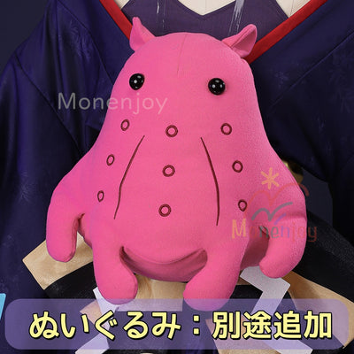 Monenjoy 超かぐや姫  月見ヤチヨ　ジャカード生地 コスプレ衣装　ぬいぐるみ追加　コスチューム　イベント　和服 MONENJOY