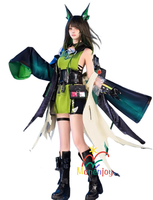 Monenjoy Arknights Mon3tr M3 ชุดคอสเพลย์, ชุดคอสเพลย์ Arknights, ชุดอีเวนต์, ปลอมตัว, GS1447 