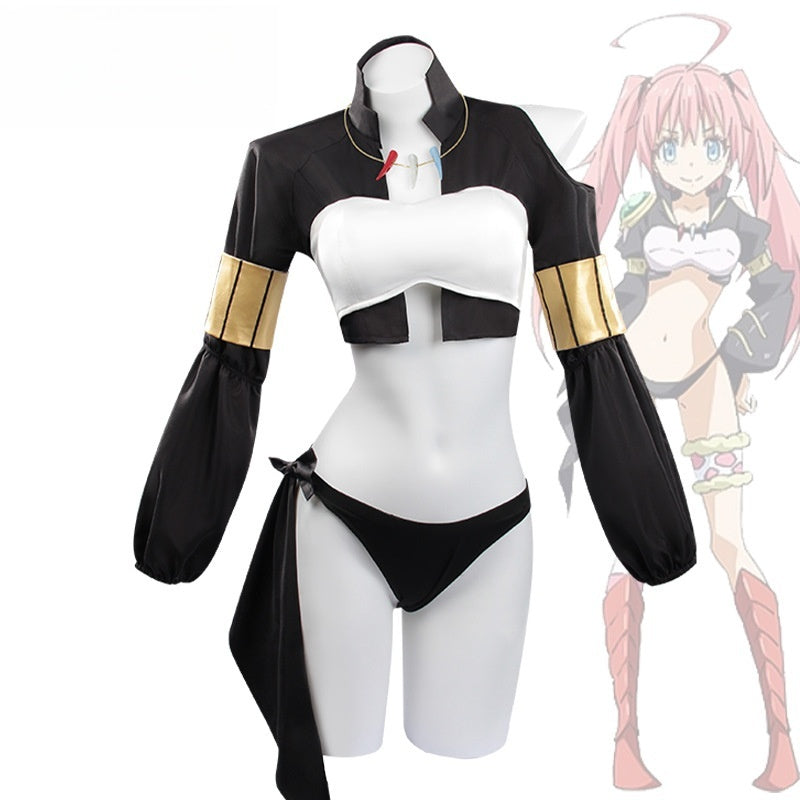 Monenjoy 転生したらスライムだった件 ミリム・ナーヴァ　コスプレ衣装 破壊の暴君（デストロイ）ミリムアイ　コスチューム　イベントGS1229 - Monenjoy