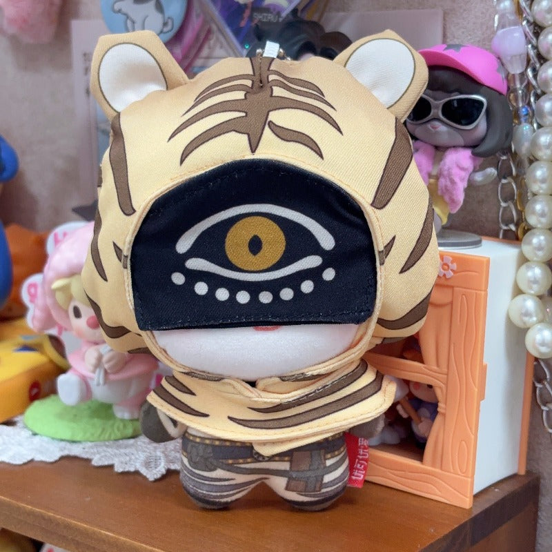 Monenjoy 第五人格 占い師 ぬいぐるみ 10cm 初期衣装  人間になりたい虎  帽子 取り外し可能 　アイデンティティ5 綿人形 推し活 イライ・クラーク IdentityV 萌えグッズ 同人グッズ プレゼント