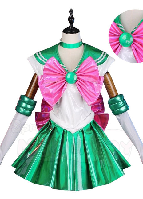 Monenjoy 美少女戦士セーラームーン SuperS　木野まこと　コスプレ衣装　コスチューム　 セーラージュピター　セーラースーツ Ver　GS1383　 - Monenjoy