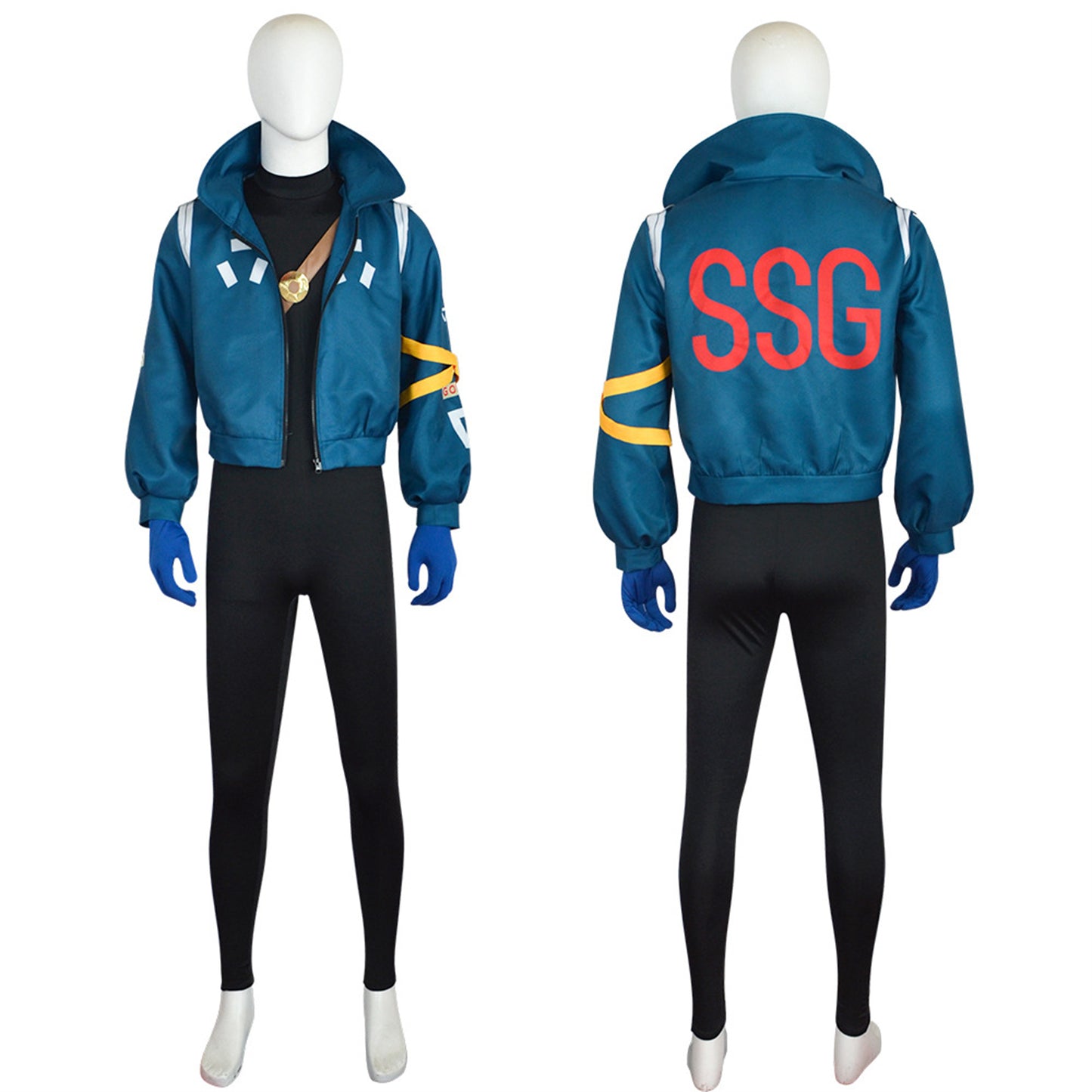 Monenjoy ONEPIECE モンキー・D・ルフィ　エッグヘッド　海賊団 衣装 ユニフォーム　礼服　コスチューム　少年漫画　COS　ハロウィン　舞台衣装　学園祭　クリスマス　イベント - Monenjoy