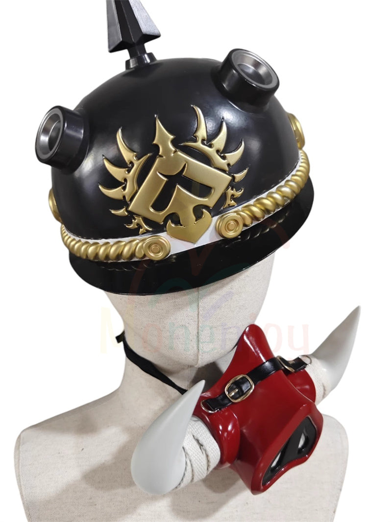 Monenjoy ゼンレスゾーンゼロ ルシアーナ・デ・モンテフィーノ　マスク　コスプレ道具　リュドーンの子 樹脂＋PLA製　おもちゃ - Monenjoy