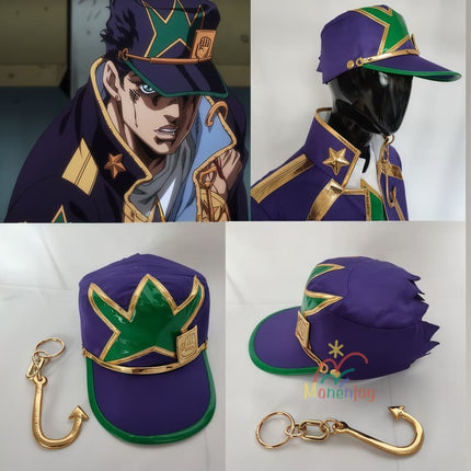 Monenjoy ジョジョの奇妙な冒険　空条承太郎　コスプレ衣装　帽子付　空条徐倫　コスプレ衣装　コスチューム　イベント