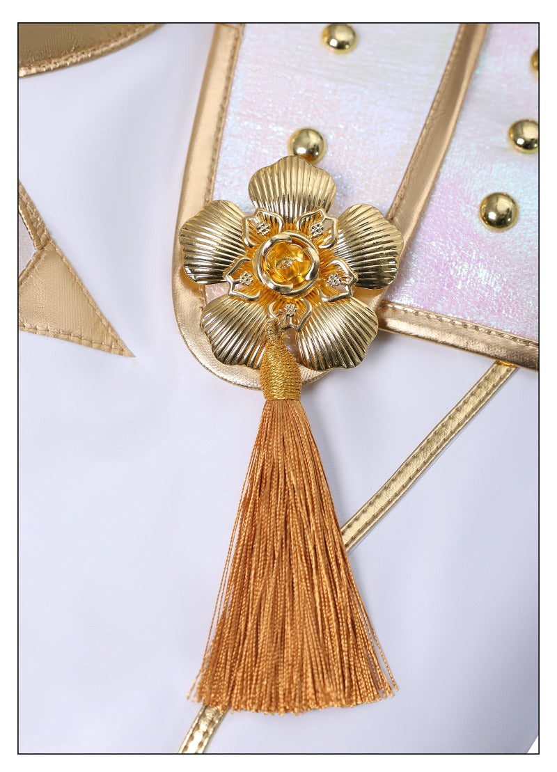 เพลิดเพลินไปกับ KPOP Girls! ชุดคอสเพลย์ Demon Hunters Zoe Mila White สำหรับการแสดงสดและการแสดงบนเวที 