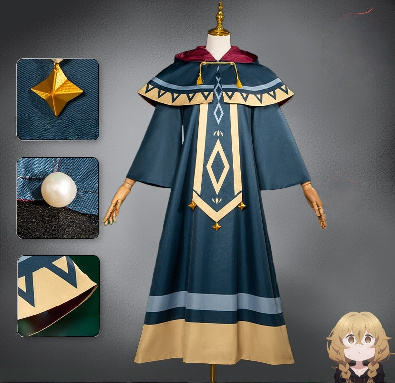 Monenjoy　サイレント・ウィッチ沈黙の魔女の隠しごと  モニカ・エヴァレット　コスプレ　魔術師　ケープ　マント　コスプレ衣装　仮装　ハロウィン