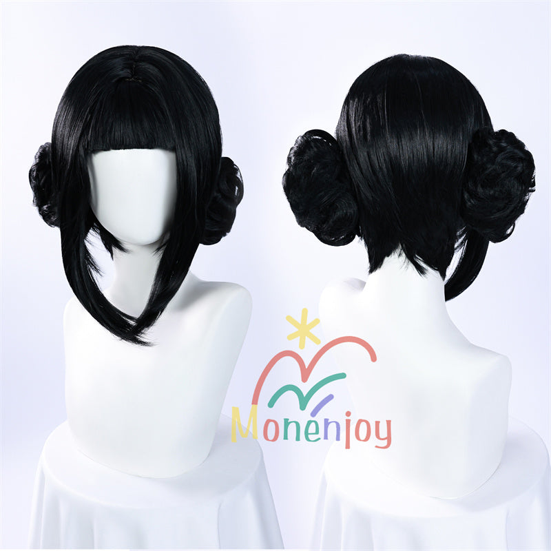 Monenjoy KPOP Girls! Demon Hunters Rumi Mila Zoe Cosplay Costume Stage Clothes Black Sparkly Live Clothes KPop Demon Hunters