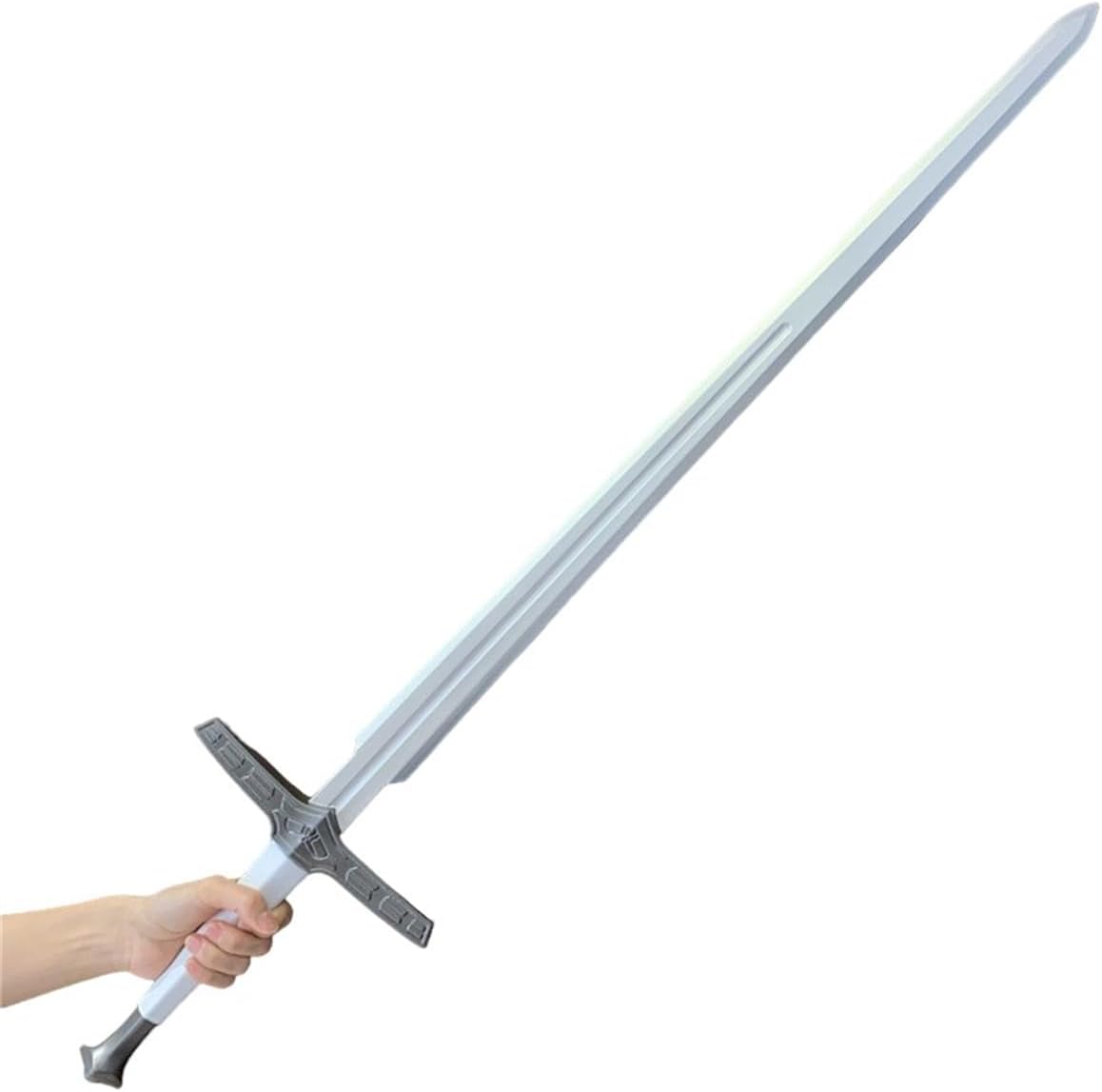 Monenjoy ロード・オブ・ザ・リング ＆ホビット 西洋剣 レプリカ武器 PU製 銀の剣 仮装 パーティーグッズ 手遊び コスプレ小物 ソード コスプレ道具 - Monenjoy