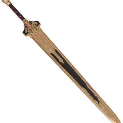 Monenjoy 原神　ミニチュア フィヨルドの歌 フータオ(胡桃) モデル 槍 長柄武器 22cm ミニ武器 おもちゃ 卓上装備品 コスプレグッズ 1/6ver 合金製 塗装済み完成品フィギュア周 - Monenjoy