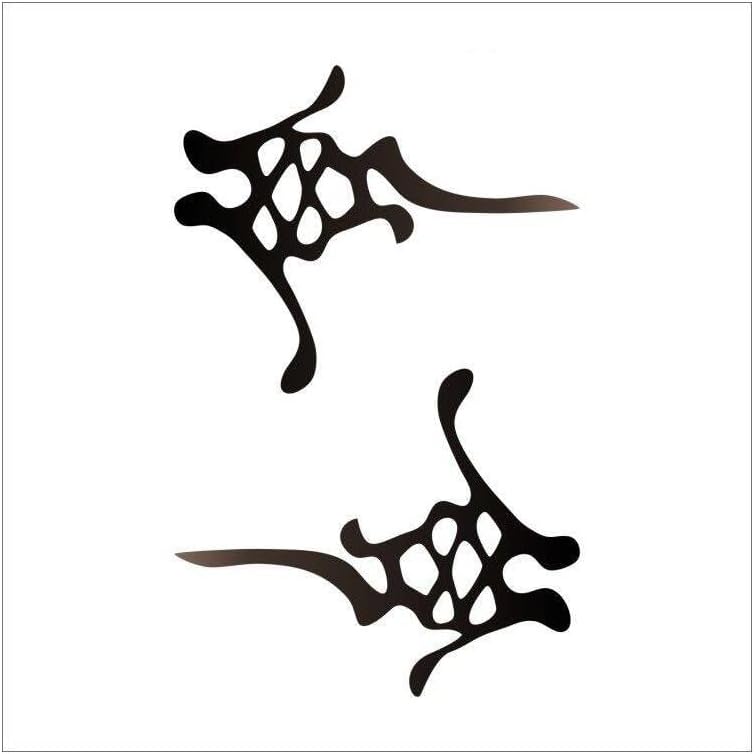 monenjoy 崩壊スターレイル アベンチュリン コスプレ　タトゥーシール　小物 花 炎 文字 顔 背中 首元 ボディーシール セット グッズ 人気 おしゃれ 飾り ファッション ハロウィン イベント 装備品 - Monenjoy