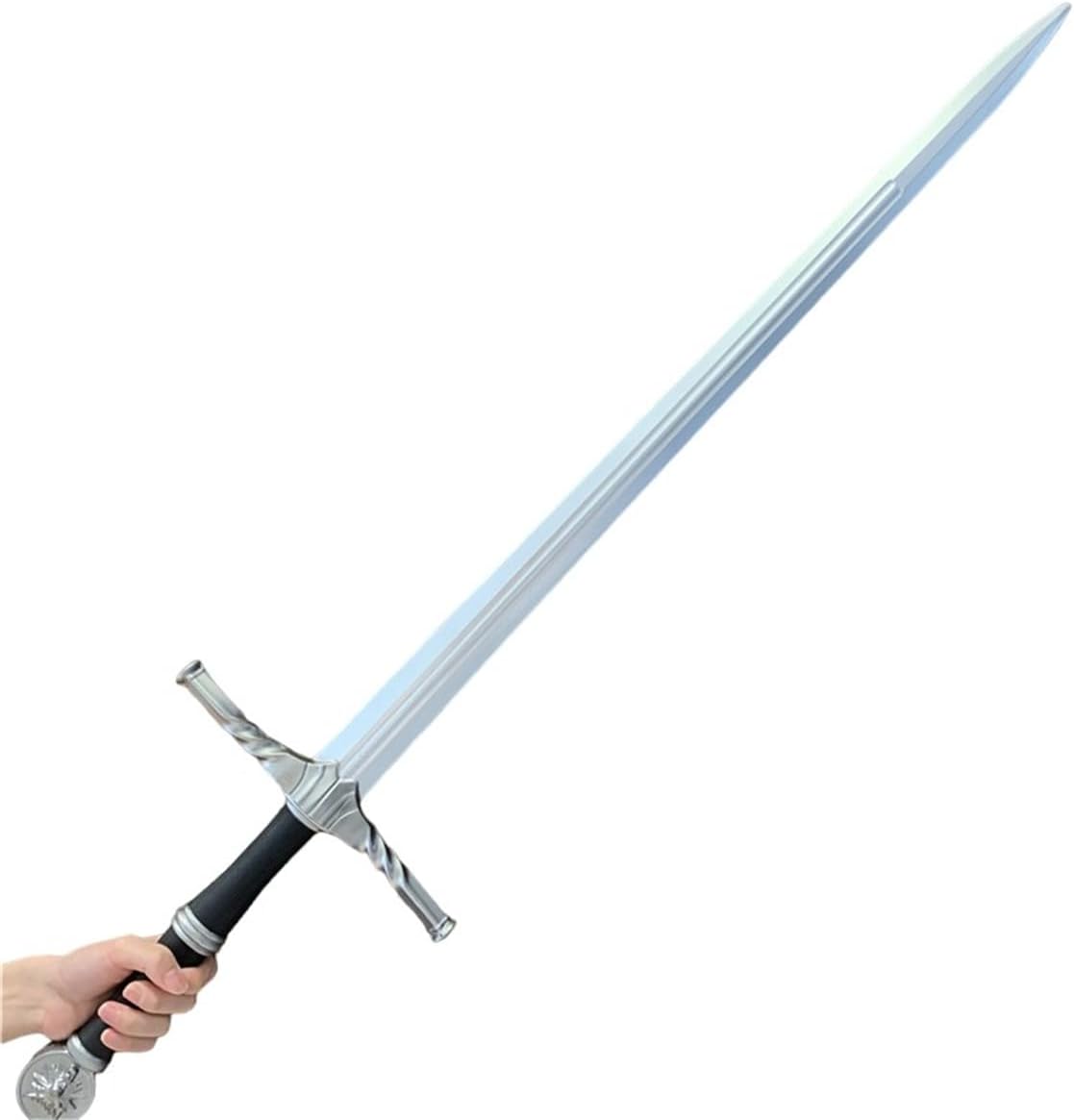 Monenjoy ロード・オブ・ザ・リング ＆ホビット 西洋剣 レプリカ武器 PU製 銀の剣 仮装 パーティーグッズ 手遊び コスプレ小物 ソード コスプレ道具 - Monenjoy