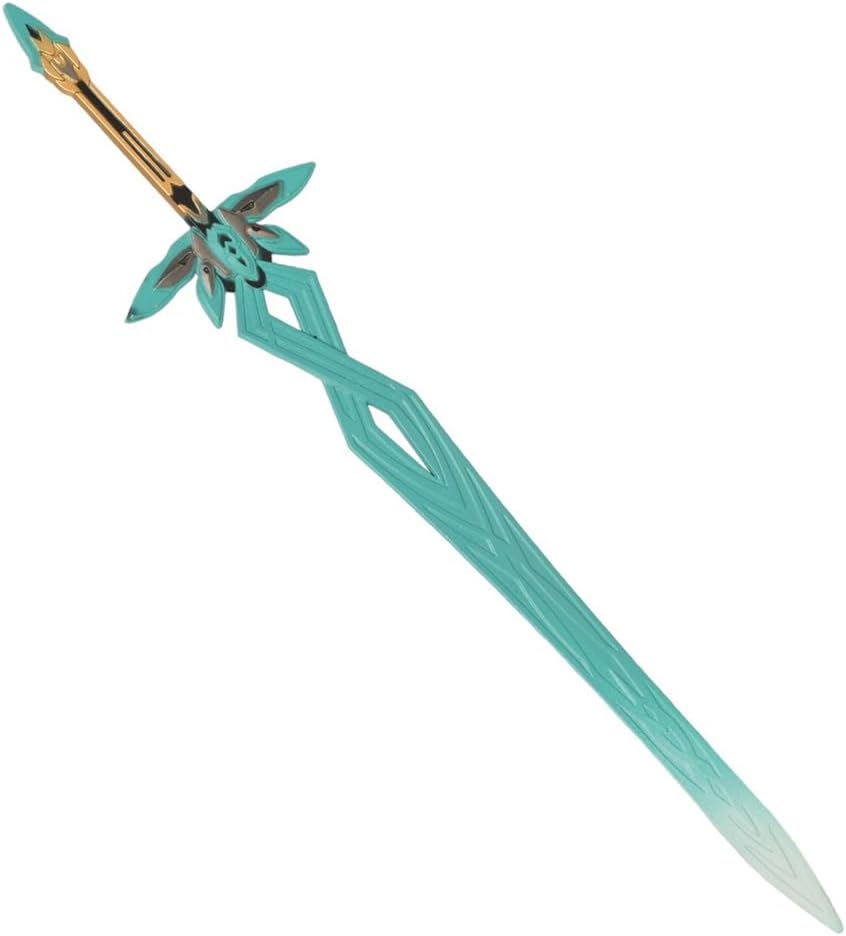 Monenjoy 原神　ミニチュア フィヨルドの歌 フータオ(胡桃) モデル 槍 長柄武器 22cm ミニ武器 おもちゃ 卓上装備品 コスプレグッズ 1/6ver 合金製 塗装済み完成品フィギュア周 - Monenjoy