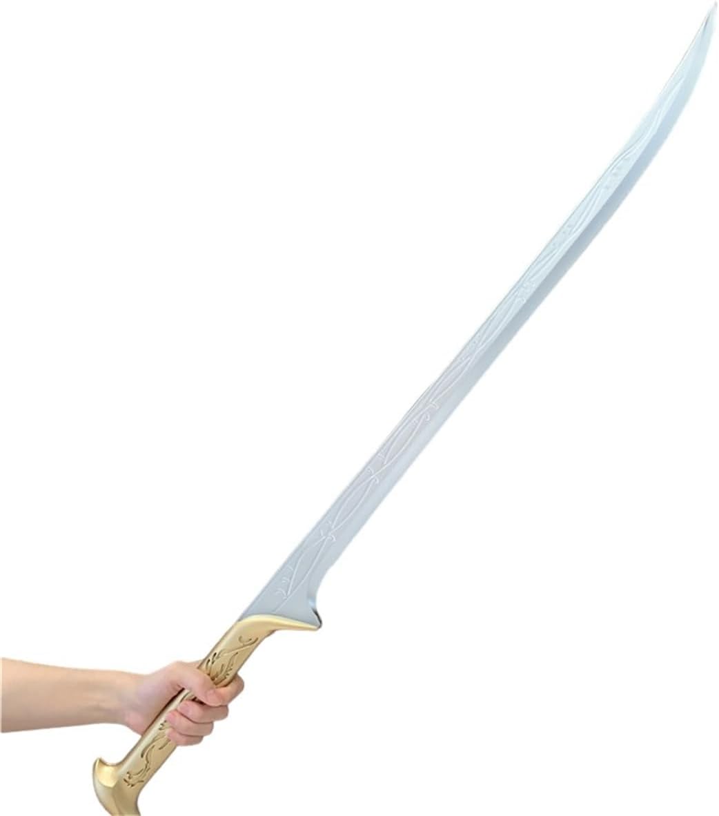 Monenjoy ウィッチャー3 ワイルドハント 西洋剣 105cm ウレタン樹脂製 片手剣 レプリカ武器 PU製 銀の剣 手作り 撮影道具 ヒーロー 戦士 仮装 パーティーグッズ コスプレグッズ 手遊び コスプレ小物 ソード コスプレ道具 イベント おもちゃ ハロウィン（単品） - Monenjoy