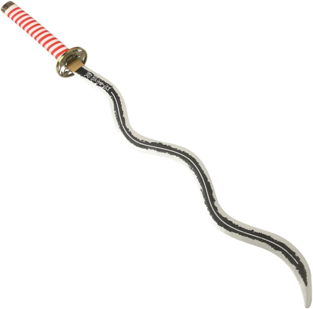 Monenjoy 鬼滅の刃　日輪刀 時透 無一郎 76cm 子供 手遊び 大正時代 サムライ 美術刀　ときとう むいちろう おもちゃ レプリカ 木製造 　イベント キッズ コスプレ道具 仮装 ハロウィン COS cosplay - Monenjoy