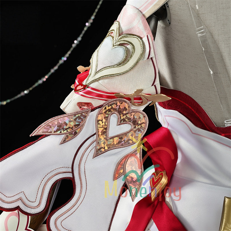 Monenjoy　崩壊3rd 妖精エリ  エリシア コスプレ　ピンク色　コスチューム　ハロウィン　コスプレ衣装