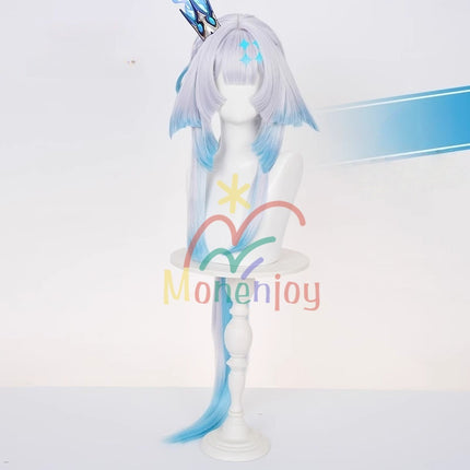 Monenjoy Collapse Star Rail Cerydra 100cm Cosplay Wig Accessories Flame Crown Empress Commander Kaiser Cerydra Event