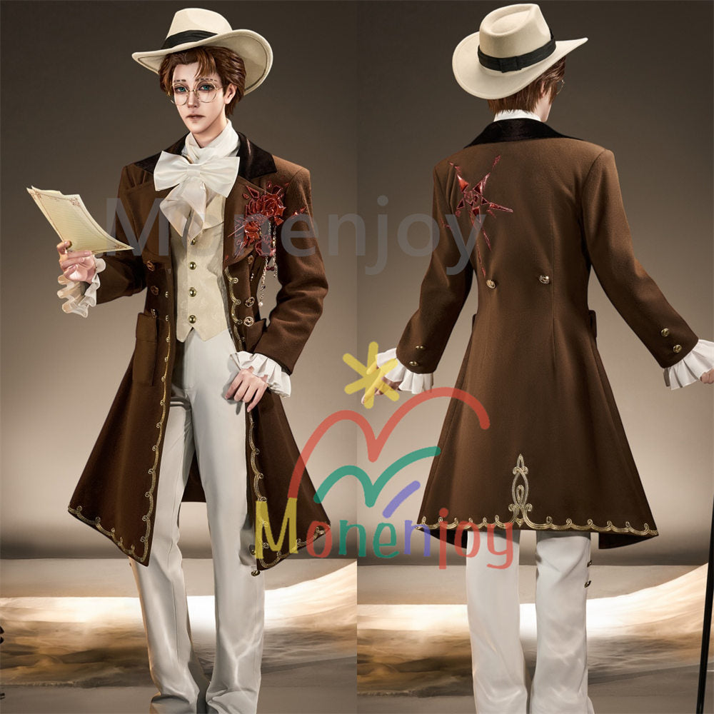 Monenjoy　第五人格　弁護士 ウェルテル コスプレ衣装　演繹の星　IdentityV　コスチューム　 フレディ・ライリー 　仮装 Monenjoy