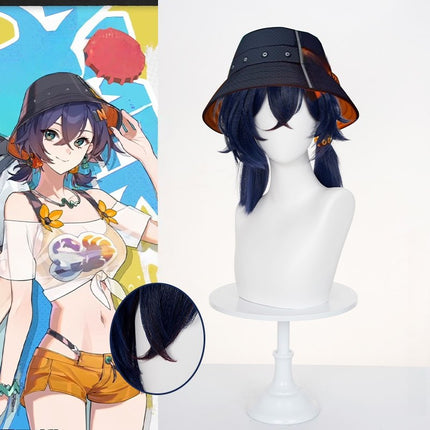 Monenjoy Zenzero Rin Summer Blue Sky Wig 48cm Cosplay Prop Wig