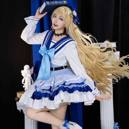 Monenjoy　鳴潮　ローソンコラボ　フィービー　コスプレ衣装　ワンピース　ドレス　セーラー服　ロリータ　共鳴者　コスチューム　イベント　かわいい　