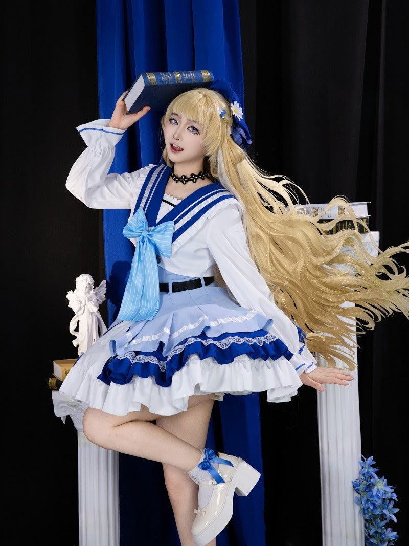 「在庫限り・完売次第終」Monenjoy　鳴潮　ローソンコラボ　フィービー　コスプレ衣装　ワンピース　ドレス　セーラー服　ロリータ　共鳴者　コスチューム　イベント　かわいい　