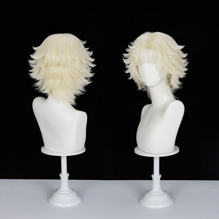 Monenjoy アイデンティティ5 探鉱者　トゥルース＆リーズニング　カツラ　34cm 第五人格/IdentityV　ウィッグ　コスプレ道具