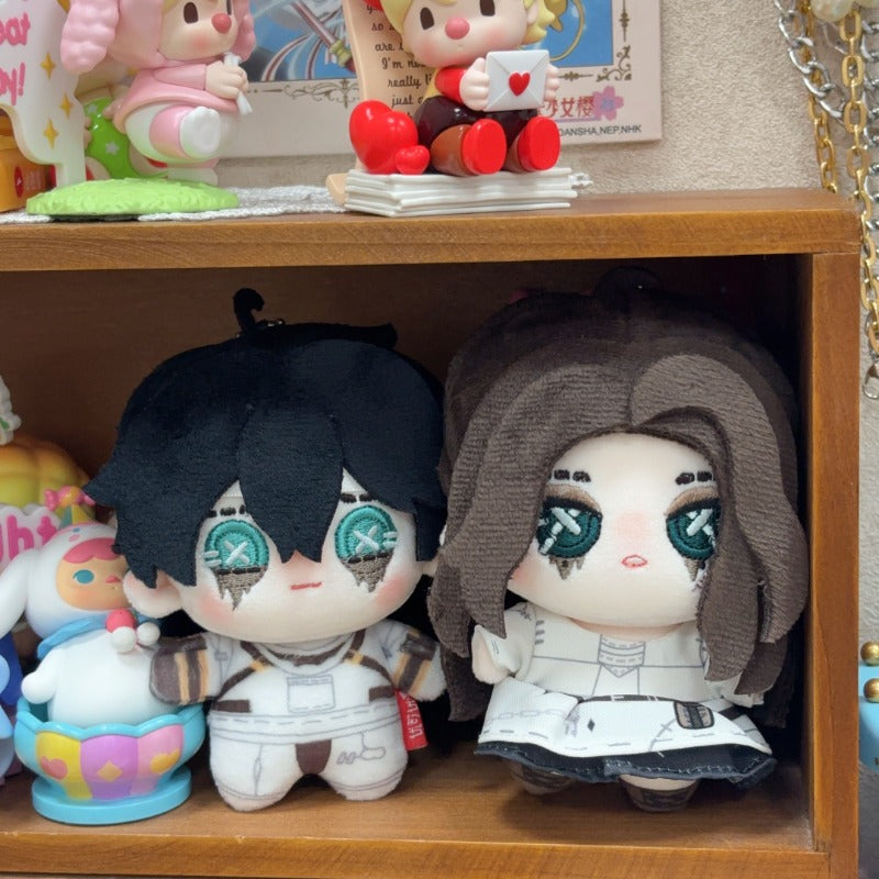 アイデンティティ5 　心理学者　ぬいぐるみ　患者　10cm キーホルダー　綿人形　エミール　第五人格/IdentityV 同人グッズ　エダ・メスマー　非公式グッズ