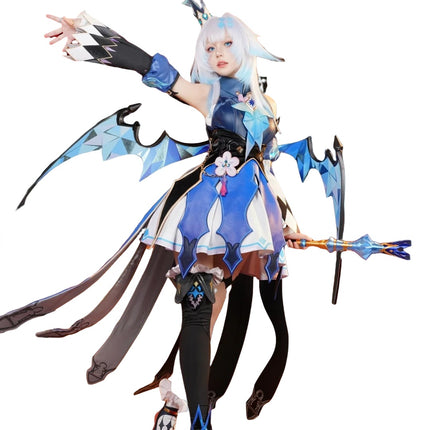 ชุดคอสเพลย์ Monenjoy Cerydra จาก Collapse Star Rail (รวมปีก รวมไม้เท้า) สำหรับงานฮาโลวีน