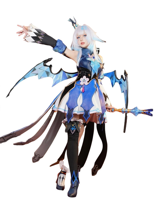 ชุดคอสเพลย์ Monenjoy Cerydra จาก Collapse Star Rail (รวมปีก รวมไม้เท้า) สำหรับงานฮาโลวีน