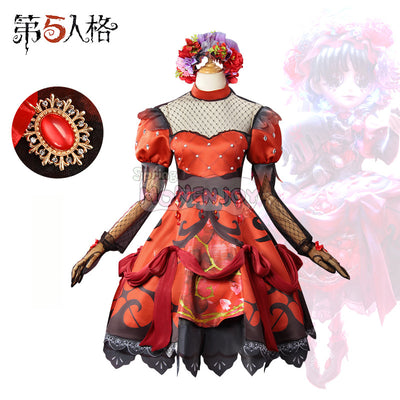 Monenjoy アイデンティティ5  少女 コスプレ衣装　ミズ・ボムグラナトプレート　S37真髄1   UR衣装   実物化　イベントGS1350 - Monenjoy