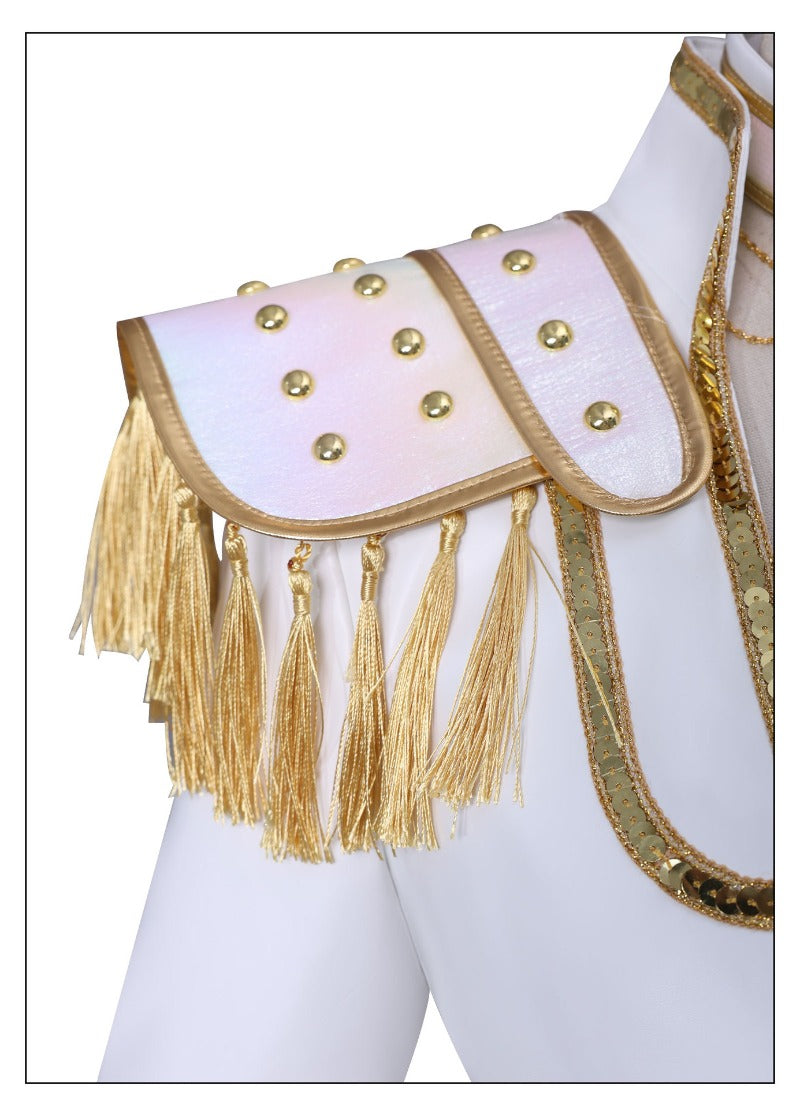 Monenjoy KPOP Girls! Demon Hunters Mira White Cosplay Costume Live Clothes Stage Clothes KPop Demon Hunters