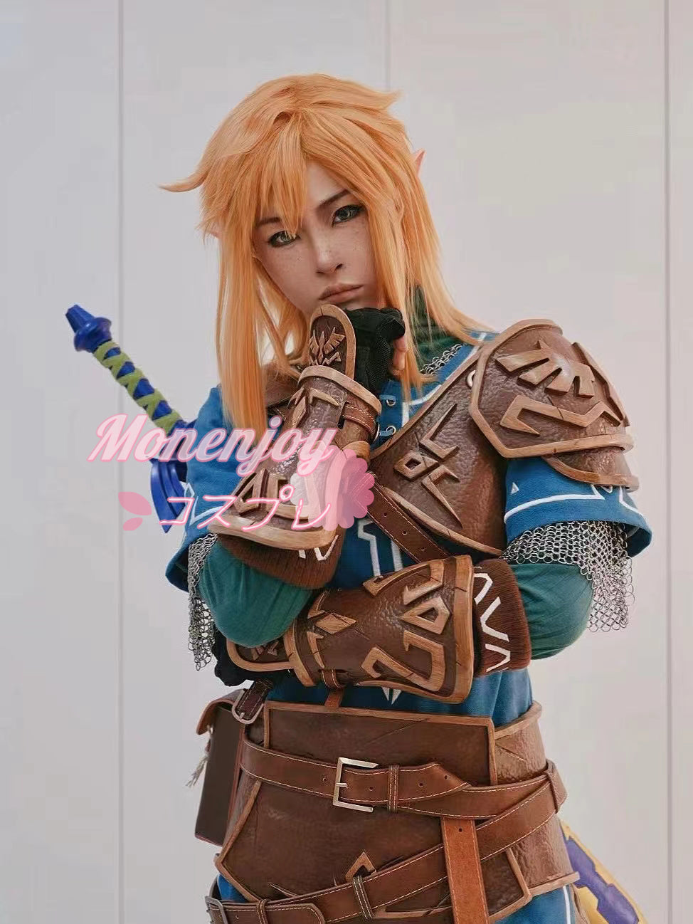 Monenjoy ゼルダの伝説 リンク　英傑服　英傑の服 　豪華生地　試練の覇者　ティアーズオブザキングダム　イベント　仮装 ブレワイ　 - Monenjoy