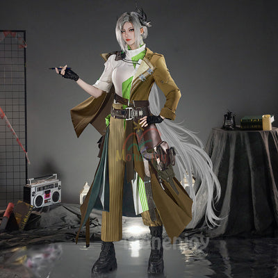 Monenjoy アークナイツ    ナスティ　コスプレ衣装　角付き　娜斯提 Nasti  コスチューム　ナスティ・ルノレイ 舞台服 Monenjoy