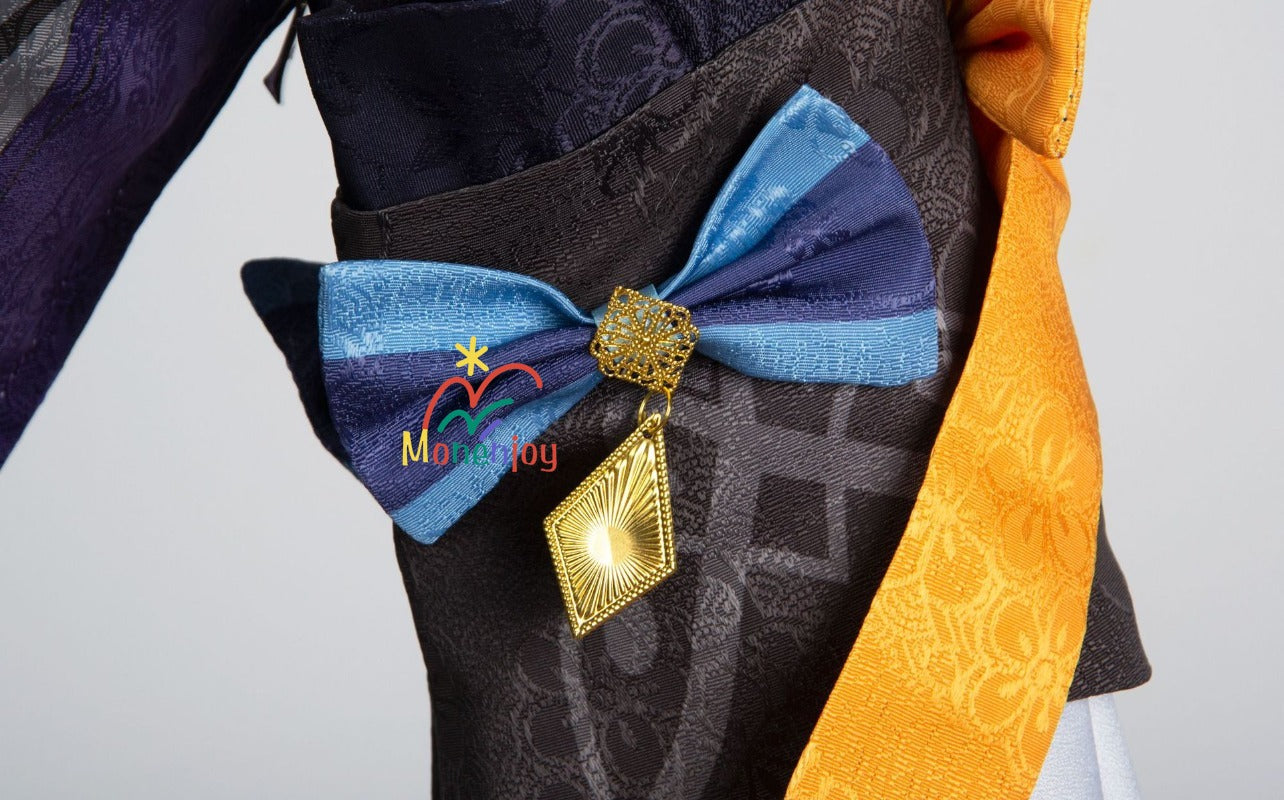 原神ナヴィア コスプレ衣装　立体3d樹脂装飾＋帽子付属　高弾性マットレザー採用｜MONENJOY   - Monenjoy