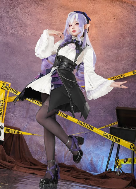 Monenjoy　ゼンゼロ ビビアン コスプレ　完全再現コスチューム｜立体裁断×本革風人工皮革｜金属装飾パーツ付属｜MONENJOY 　洋服　地雷系　モッキンバード - Monenjoy