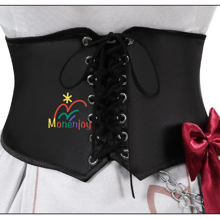 Monenjoy 鳴潮　西湖 コラボ　ツバキ コスプレ衣装　ワンピース　ロリータ　かわいい　 - Monenjoy